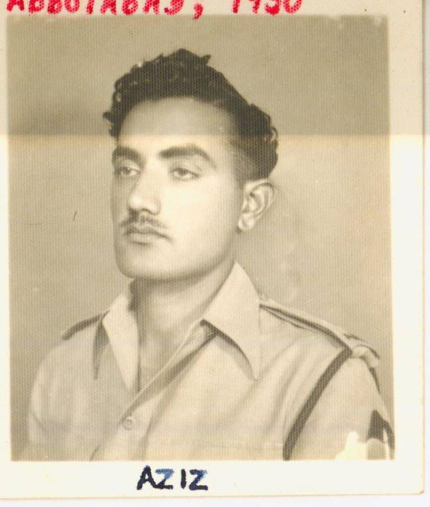 Arkivportræt af Major Aziz Bhatti