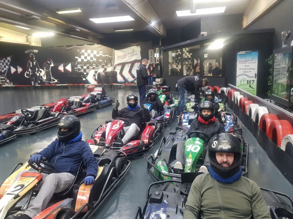 Gokart med 40 personer