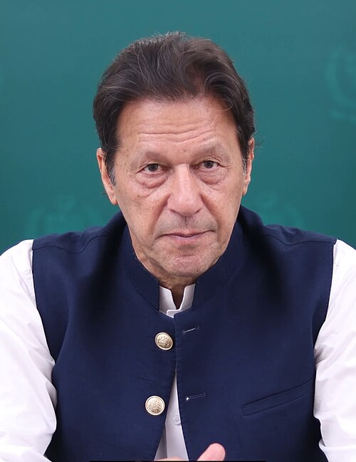 Portræt af Imran Khan
