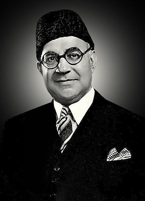 Portræt af Liaquat Ali Khan