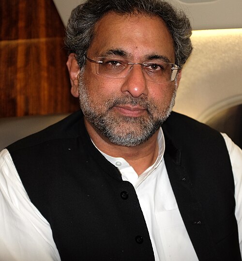 Portræt af Shahid Khaqan Abbasi